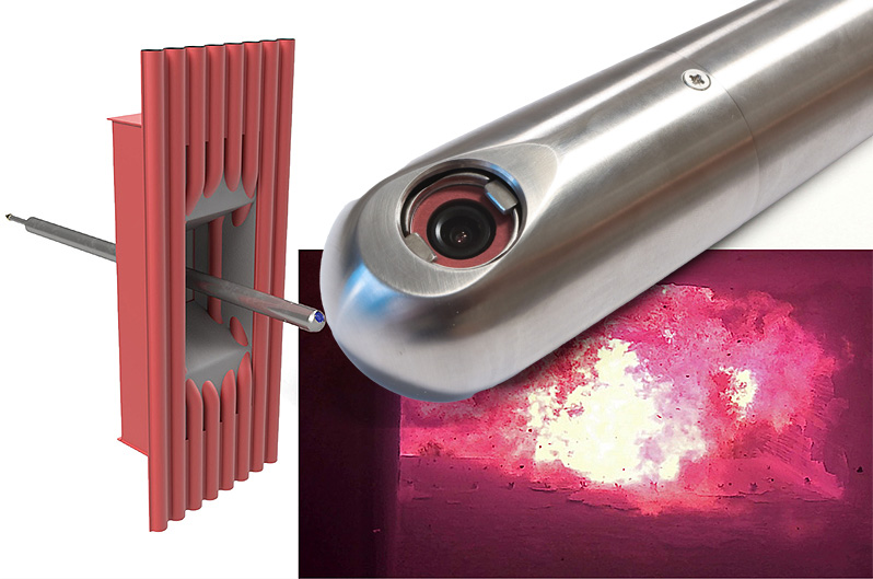 Mobile Hochtemperatur-Kamerasonde